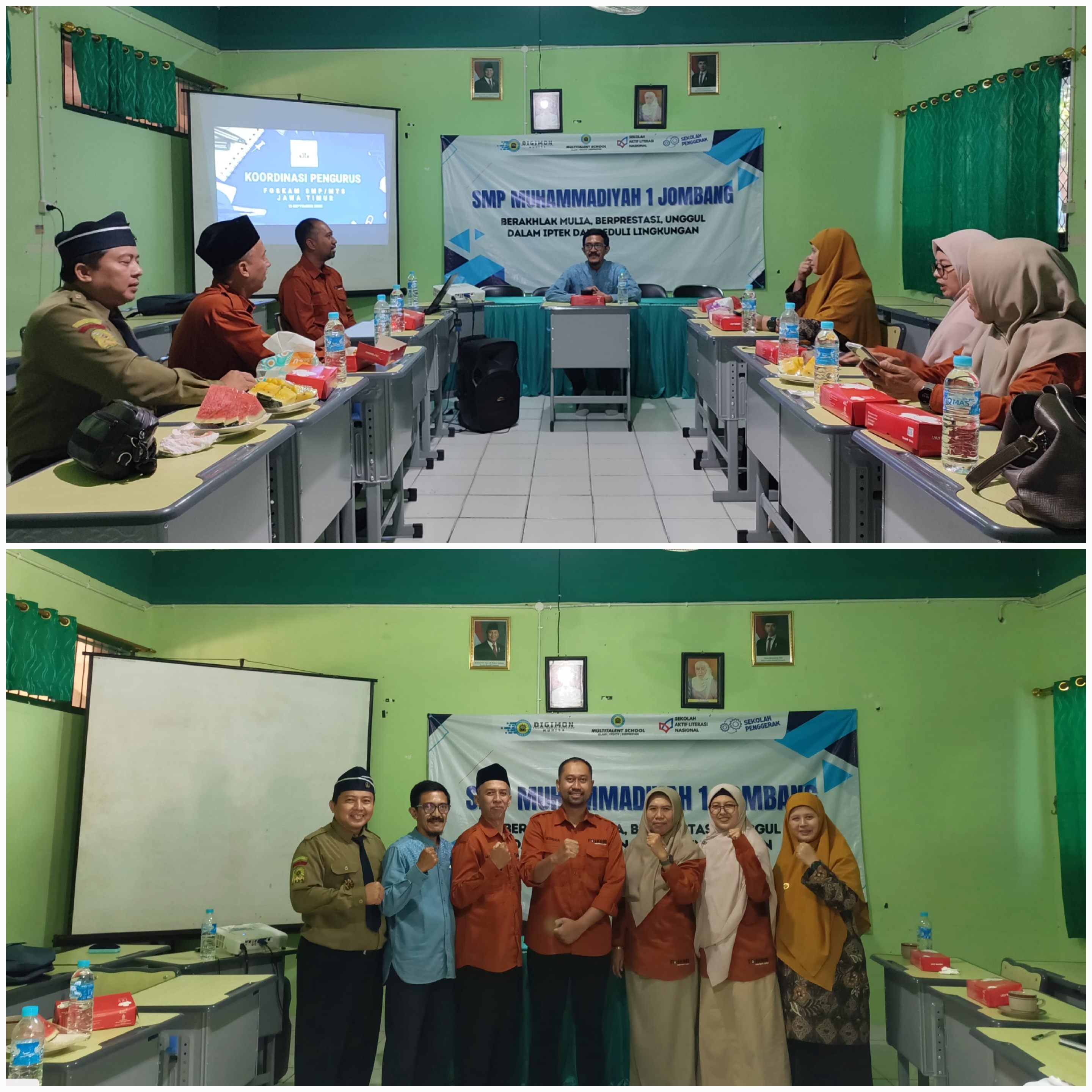 Koordinasi Perdana Pengurus Inti FOSKAM SMP/MTs Jatim : Mantapkan Komitmen dan Program Prioritas